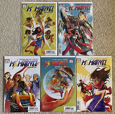Buy Ms. Marvel Beyond The Limit #1-5 Complete Cover A Series Set 2021 Marvel Comics • 20.05£