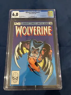 Buy Wolverine Limited Series #2 CGC 6.0 Marvel 1982 1st App Of Yukio White Pages WP • 79.99£