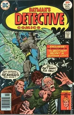 Buy Detective Comics #465 VG- 3.5 1976 Stock Image Low Grade • 4.45£