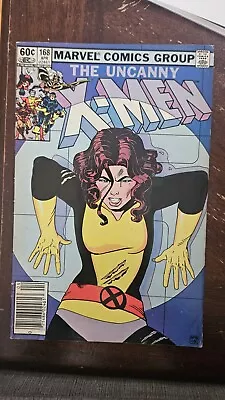 Buy Uncanny X-Men #168 Marvel 1983 Claremont 1st App Adult Madelyne Pryor Newsstand • 23.98£