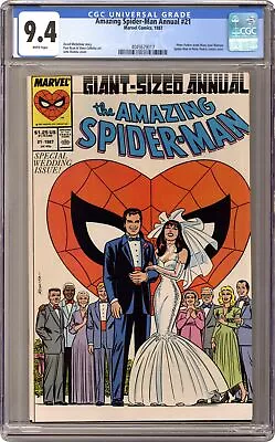 Buy Amazing Spider-Man Annual #21A Direct CGC 9.4 1987 4045679017 • 64.93£