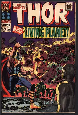 Buy Thor #133 3.0 // Jack Kirby Cover Art Marvel Comics 1966 • 49.09£