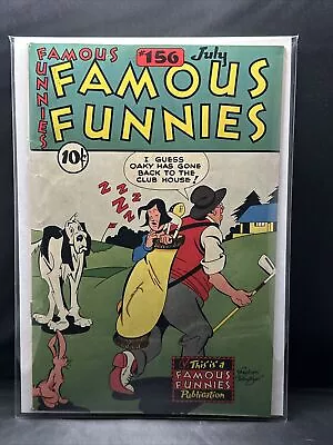 Buy FAMOUS FUNNIES 156 1947 Golf Cover (5.0) • 35.97£