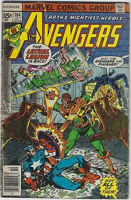 Buy Avengers 164 Rare 35 Cent Price Variant Vg .35 Iron Man Captain America Thor • 101.90£