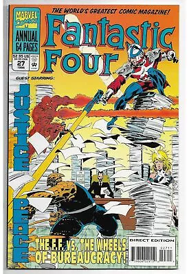 Buy Fantastic Four Annual #27 First Full TVA/Justice Peace • 20.99£