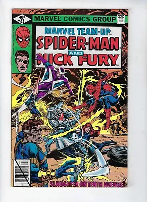 Buy Marvel Tean-Up # 83 Spider-Man & Nick Fury Cents Issue July 1979 VF- • 6.95£