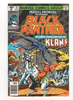 Buy Marvel Premiere Black Panther #52 Marvel Comics 1980 VF • 24.02£