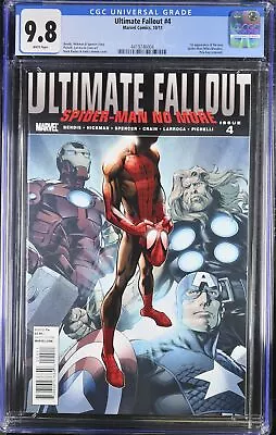 Buy Ultimate Fallout #4 CGC NM/M 9.8 White Pages 1st Appearance Miles Morales! • 1,003.28£