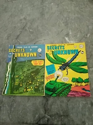 Buy Alan Class Strange Tales Of Suspense : Secrets Of The Unknown. 2 Comic Bundle. • 24.99£