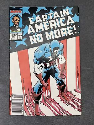 Buy Captain America #332 No More 1st John Walker As Cap Marvel Comics • 17.34£
