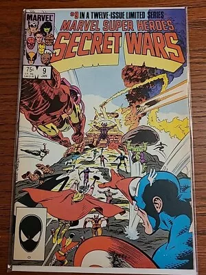Buy Marvel Super-Heroes Secret Wars #9 Avengers! Spider-Man! Marvel - JAN 1985 • 11.07£