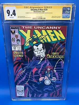 Buy Uncanny X-Men #239 - Marvel - CGC SS 9.4 - Signed By Chris Claremont, Silvestri • 177.57£