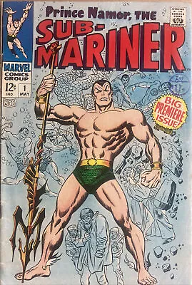 Buy Sub-Mariner #1 May 1968 1st Namor Silver Age Solo Huge Key 🔥HIGHLY COLLECTIBLE • 299.99£