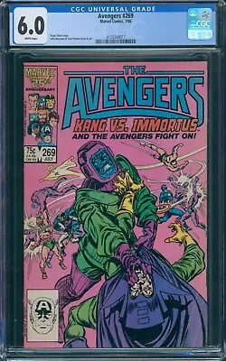 Buy Avengers #269 07/86 CGC 6.0 Battle Of Kang Vs. Immortus • 70£