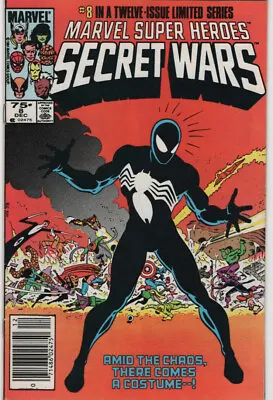 Buy Secret Wars #8 1st App Black Costume Suit Venom Newsstand Marvel Super Heroes • 117.47£
