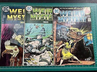Buy Weird Mystery Tales Lot #5 10 15 1973 DC Horror • 15.80£