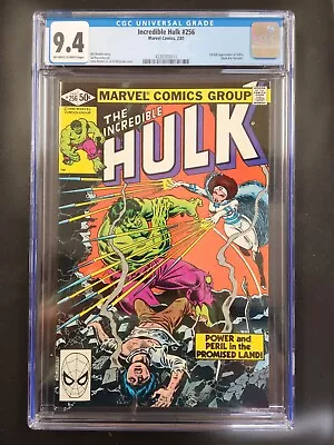 Buy Incredible Hulk #256 CGC 9.4 - 1st Full Appearance Of Sabra • 119.93£