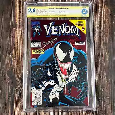 Buy Venom: Lethal Protector #1 CBCS 9.6 Signed By Mark Bagley • 129.97£