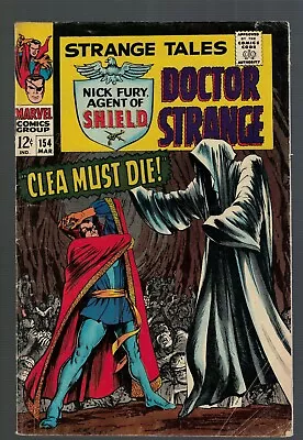 Buy Marvel Comics Strange Tales 154 VG 4.0   Strange 1966 Clea Must Die  • 19.99£