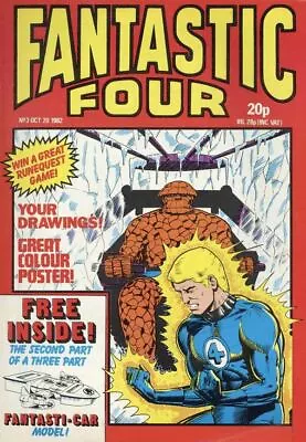 Buy Fantastic Four #3 - British Comic - Marvel Comics - 1982 • 2.95£