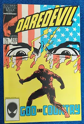 Buy Daredevil #232. Marvel. 1986. First Appearance Of Nuke/scourge!! 9.4 Near Mint!! • 11.92£