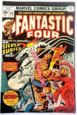 Buy Fantastic Four 155 Marvel 1975  Marvel Value Stamp Series A #16 (Shang-Chi) • 22.99£