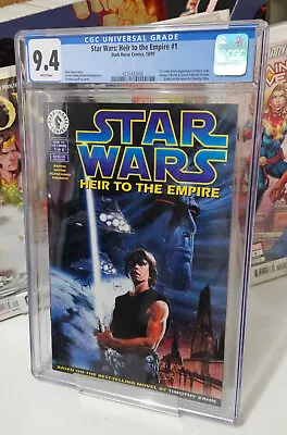 Buy Star Wars: Heir To The Empire #1 1995 Dark Horse CGC 9.4 1st Thrawn & Mara Jade • 143.40£