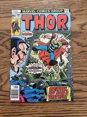 Buy Mighty Thor #268 (Marvel 1978) Walt Simonson Cover- Damocles Appearance VF+ • 2.95£