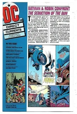 Buy Direct Currents #59 Batman Seduction Of The Gun FN (1993) DC Comics • 5£