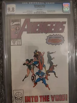 Buy 9.8 CGC Avengers 314 1990 Mcu CHEAPEST Sersi Joins Spider-Man Byrne Mackie • 100.35£