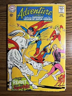 Buy Adventure Comics 364 Super-pets Appearance Curt Swan Cover Dc Comics 1968 • 12.01£
