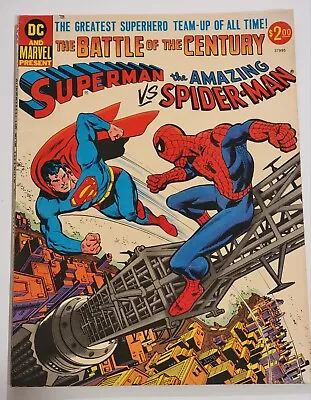 Buy Battle Of The Century Superman Vs The Amazing Spiderman VF- 1976 Oversized Comic • 238.20£