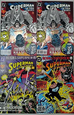 Buy Superman In Action Comics #695 #695 Foil #690 #691 DC 1993/94 Comics VF/NM • 11.57£