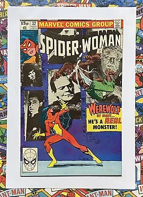 Buy Spider-woman #32 - Nov 1980 - Werewolf By Night Appearance! - Vfn (8.0) Pence! • 19.99£