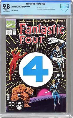 Buy Fantastic Four #358 CBCS 9.8 1991 22-0c40dae-005 • 34.95£