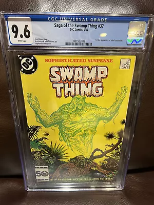 Buy Saga Of The Swamp Thing #37 CGC 9.6 NM+ 1st FULL App APPEARANCE John Constantine • 519.68£