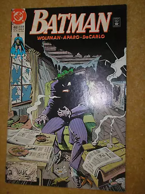 Buy Batman # 450 Joker Marv Wolfman Jim Aparo $1.00 1990 Copper Age Dc Comic Book • 0.99£