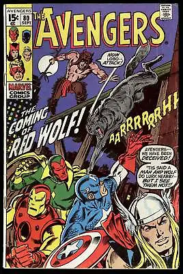 Buy Avengers #80 Marvel 1970 (VG) 1st Appearance Of The Red Wolf! L@@K! • 21.28£