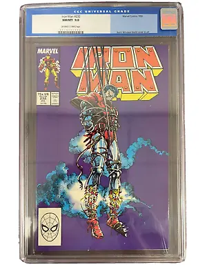 Buy IRON MAN #232 CGC 9.8 NM/MT, Marvel Comics, 7/88 • 118.25£