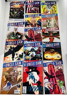 Buy 16 Uncle Sam & Freedom Fighters V1 #1-8 Complete Set + V2 #1-5,7 + V3 Dc 2006 • 19.98£