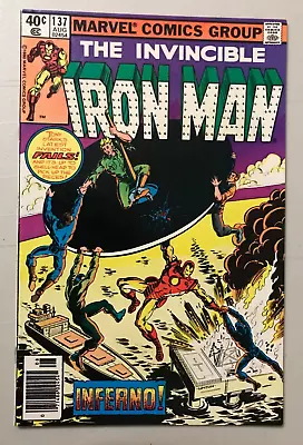 Buy Invincible Iron Man #137 Nm Marvel Comics 1980 Bronze Age • 4.76£