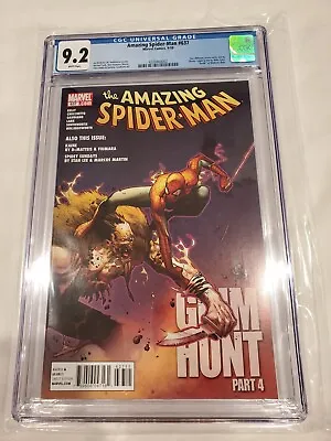 Buy Amazing Spider-Man #637 2010 Nice! Grim Hunt Part 4 Cgc 9.2 • 38.86£
