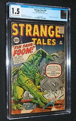 Buy Strange Tales #89 (1961) - 1st Fin Fang Foom! - CGC 1.5 - Key! • 1,182.73£