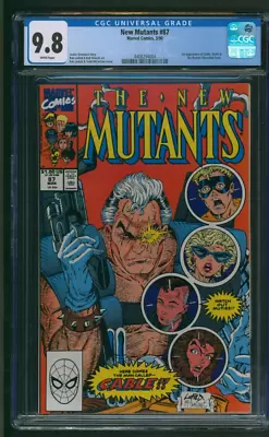 Buy The New Mutants #87 CGC 9.8 White Pages 1st Cable McFarlane Liefeld • 420.96£
