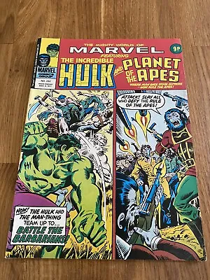 Buy The Mighty World Of Marvel #232 - 1978 - Marvel Comics - Uk • 2.95£