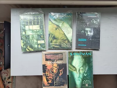 Buy Sandman TPB Collection By Neil Gaiman; 5 Early Volumes • 35£