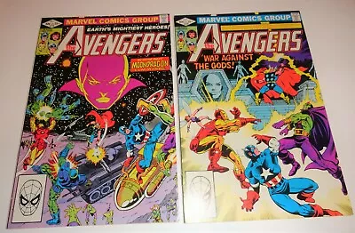 Buy Avengers #219,220 Moondragon Drax  Nm 9.2/9.4 White Pages  1982 • 24.62£