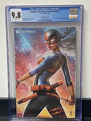 Buy BATMAN THE BRAVE AND THE BOLD #1 CGC 9.8 (DC 2023) 1:50 Variant By Nathan Szerdy • 80.33£