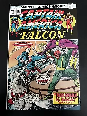 Buy CAPTAIN AMERICA And The FALCON #184 VF+/NM   RED SKULL APP.  • 25.73£