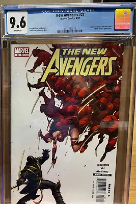 Buy New Avengers #27 (2007) CGC 9.6 (NM+) 1st Appearance Ronin - Marvel Key Hawkeye • 55.17£